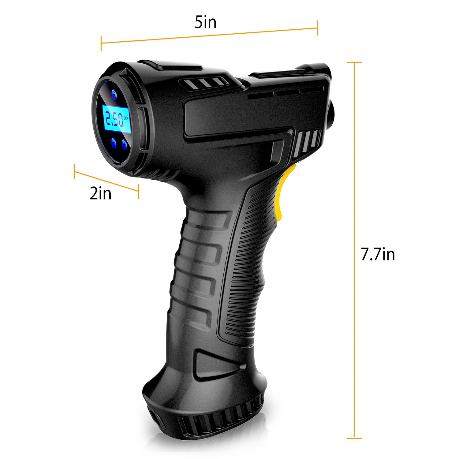Portable Car Tire Inflator DC 12V Digital Car Air Compressor Electric