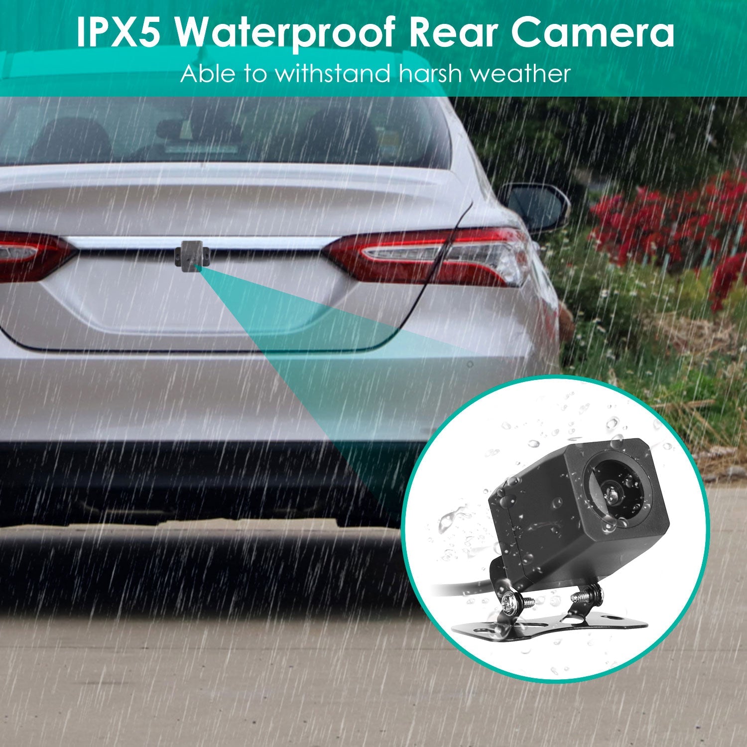 2K Car DVR 3 Channel Dash Cam Camcorder Camera Recorder With 140