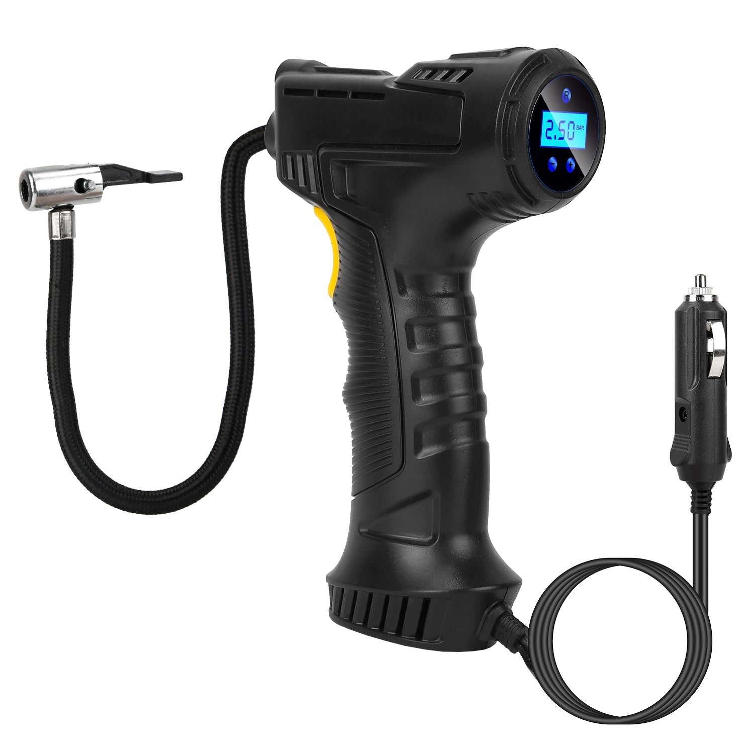Portable Car Tire Inflator DC 12V Digital Car Air Compressor Electric