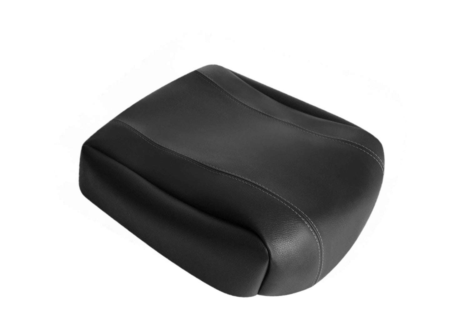 For Dodge Ram 2013 2014 2015 2016 2017 2018 Silver Double Stitch Console Armrest Cover