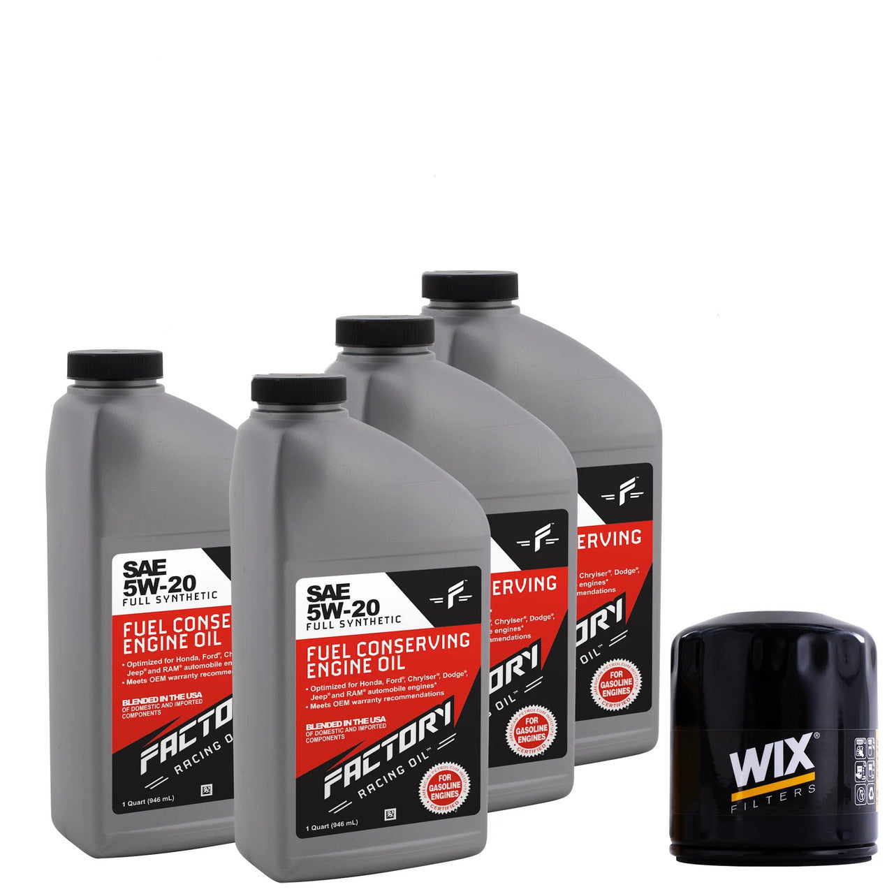 Basic Oil Change Kit For Ford Ranger 2.3L 2005-2011 5W-20 Oil - 4 Quarts